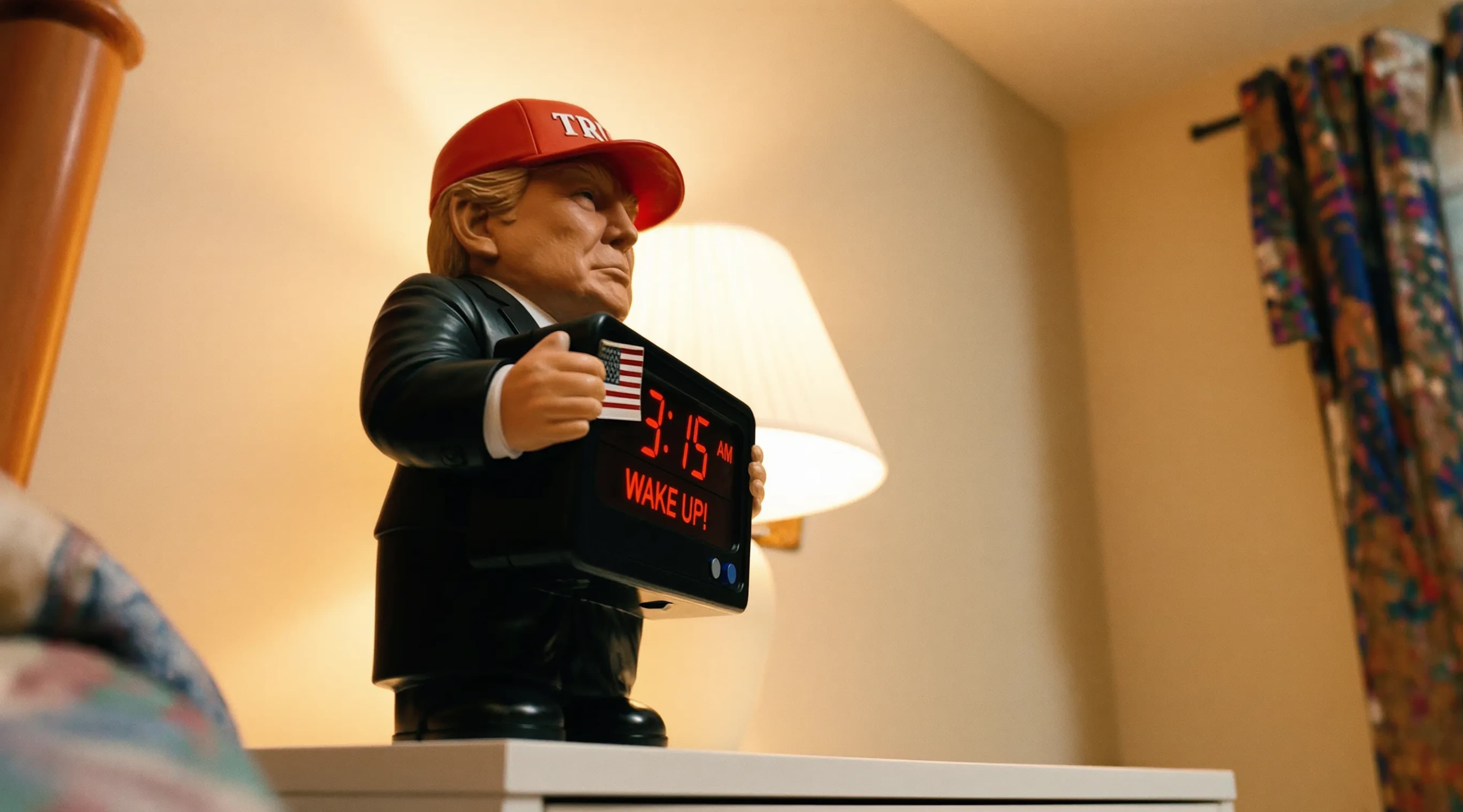 Trump Clock display